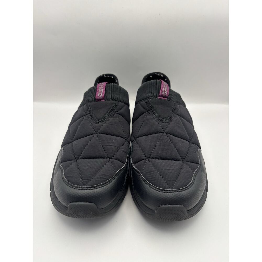 Skechers Bobs Sport B Flex Puffy Slip On Black Shoes Women Size 9.5 - Picture 2 of 8